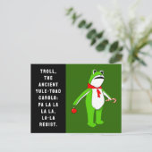 Christmas 2025 Funny Holiday ポストカード (スタンド正面)