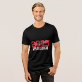 Christmas 2025 Merry & Bright トライブレンドＴシャツ (正面全面)