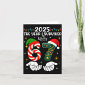 Christmas 2025 The Year I Barely Survived Six Seve カード (正面)