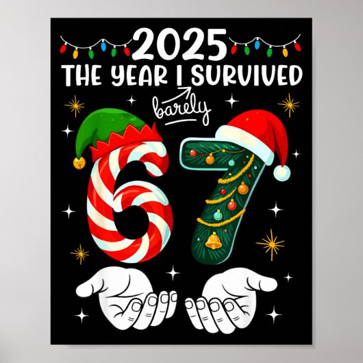 Christmas 2025 The Year I Barely Survived Six Seve ポスター (正面)