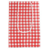 Christmas 2026 Old Library Cards ミディアムペーパーバッグ (裏面)