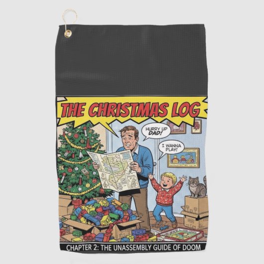 christmas 2 ゴルフタオル (正面)