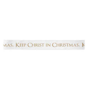 Christmas® 3"のキリストを広くリボン保って下さい サテンリボン