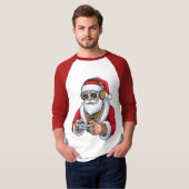 Christmas 3/4 Sleeve Raglan T-Shirt Tシャツ (正面フル)