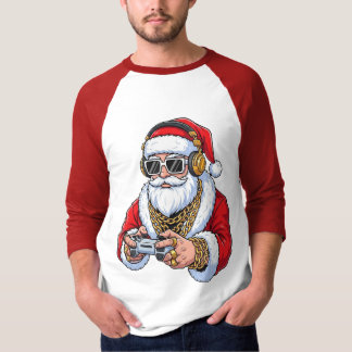 Christmas 3/4 Sleeve Raglan T-Shirt Tシャツ