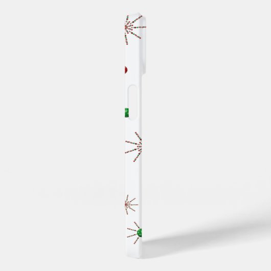 Christmas 3D Ornaments & Starbursts Case-Mate iPhoneケース (裏面 / 右)
