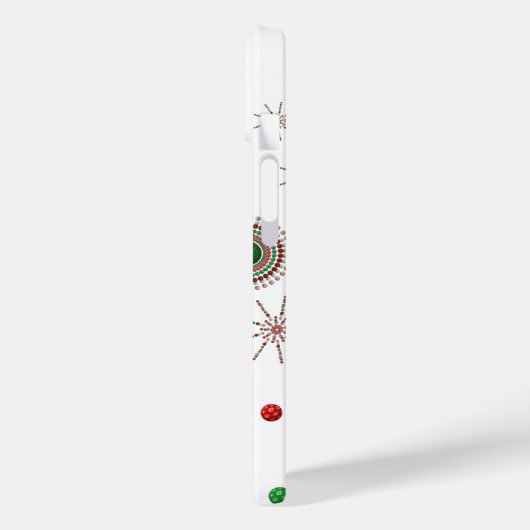 Christmas 3D Ornaments & Starbursts Case-Mate iPhoneケース (裏面 / 左)