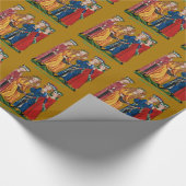 Christmas 4人の王 ラッピングペーパー (角)