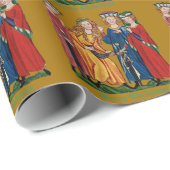 Christmas 4人の王 ラッピングペーパー (ロールコーナー)