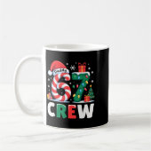 Christmas 67 Crew Daddy 6-7 Funny Matching Candy H コーヒーマグカップ (左)