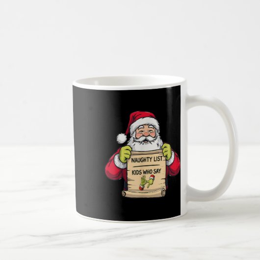 Christmas 67 Funny Santa 67 Six Seven 6 7 Meme Cus コーヒーマグカップ (右)