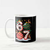 Christmas 67 Funny Xmas Six Seven Ugly Sweater 6-7 コーヒーマグカップ (左)