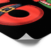 Christmas 67 Meme 67 Santa Elf - Six Seven  ポスター (角)