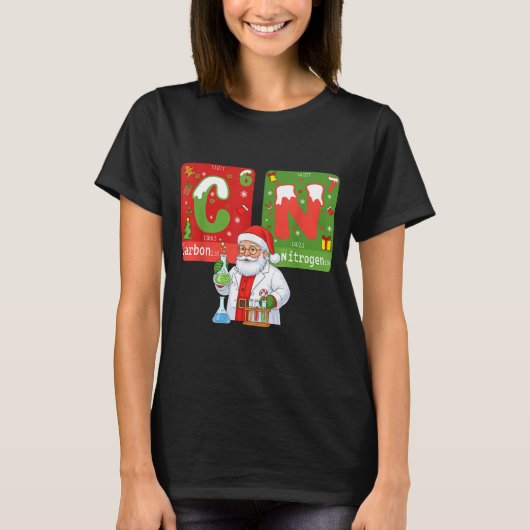 Christmas 67 Meme Science Chemistry Humor Periodic Tシャツ (正面)