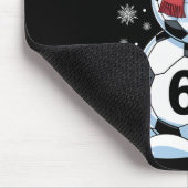Christmas 67 Meme Soccer Snowman Tree Funny Xmas B マウスパッド (コーナー)