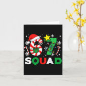 Christmas 67 Squad 6 7 Meme Xmas Family Men Women  カード (黄色い花)