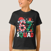Christmas 67 Squad Brother 6-7 Funny Matching Cand Tシャツ (正面)