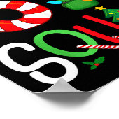 Christmas 67 Squad Funny Candy Cane And Lights Xma ポスター (角)