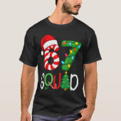 Christmas 67 Squad Funny Candy Cane And Lights Xma Tシャツ (正面)