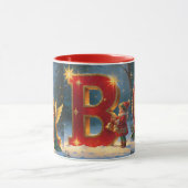 Christmas ABC Festive Holiday Coffee Mug マグカップ (中央)