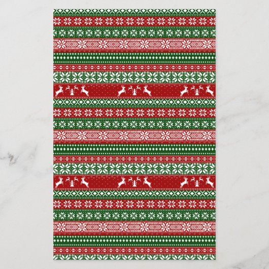 Christmas ABC Game Ugly Sweater Card チラシ (裏面)
