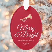 Christmas Acrylic Ornament with Toy Soldier  オーナメント