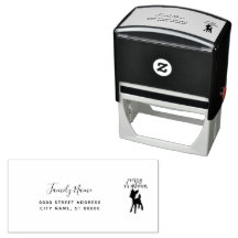 Christmas Address Self-inking Stamp