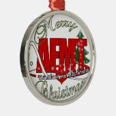 CHRISTMAS AEMT Advanced Emergency Medical Tech メタルオーナメント (右)