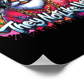 Christmas African Santa They Not Like Us Merry Chr ポスター (角)