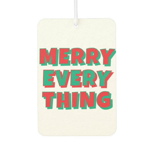 Christmas Air Freshener カーエアーフレッシュナー (正面)