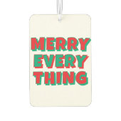 Christmas Air Freshener カーエアーフレッシュナー (裏面)