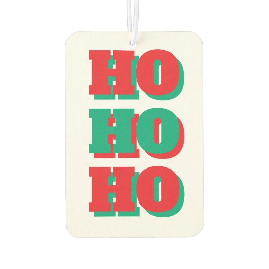 Christmas Air Freshener カーエアーフレッシュナー (裏面)