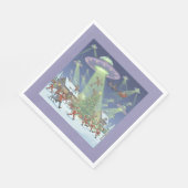 Christmas Alien Invasion, Paper Napkins スタンダードランチョンナプキン (角)