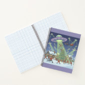 Christmas Alien Invasion, Spiral Notebook ノートブック (内部)