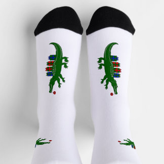 Christmas Alligator Crew Socks ソックス