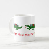Christmas Alligator Mug コーヒーマグカップ (正面左)