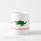 Christmas Alligator Mug コーヒーマグカップ (中央)