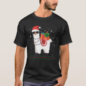 Christmas Alpaca   Llama Ugly Christmas Tシャツ (正面)