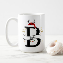 Christmas Alphabet Collection – Letter B Design コーヒーマグカップ