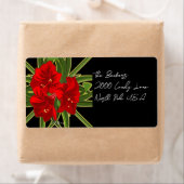 Christmas Amaryllis Garden Vibrant  ラベル (インサイチュ)