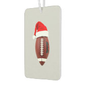 Christmas American Football Ball Santa Hat (3) カーエアーフレッシュナー (左)