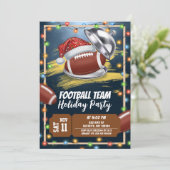 Christmas American Football Holiday Party 招待状 (スタンド正面)