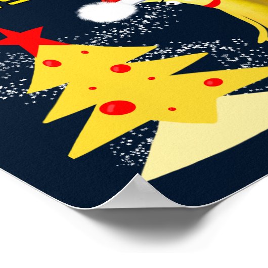 Christmas and banana ポスター (角)