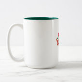 Christmas and New year mug ツートーンマグカップ (左)
