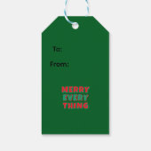 Christmas and Wishes ギフトタグ (裏面)