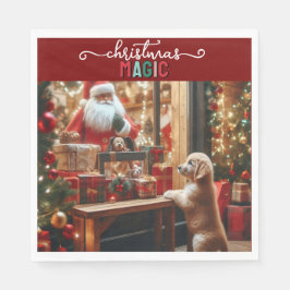 Christmas and Wishes スタンダードランチョンナプキン