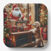 Christmas and Wishes ペーパープレート (正面)