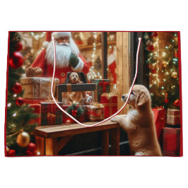 Christmas and Wishes ラージペーパーバッグ