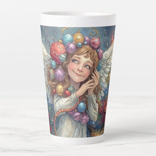 Christmas Angel カフェラテマグ (正面)