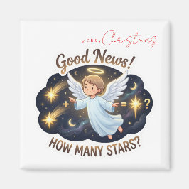 Christmas Angel Good News Math & Counting Game  マグネット